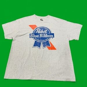 Ripple Junction Gray Pabst Blue Ribbon T-Shirt
